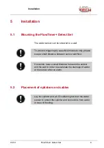 Preview for 10 page of Use Tech FlowTimer+ Detect Set Operating Manual