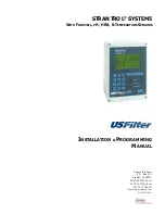 Preview for 1 page of USFilter STRANTROL SYSTEM 5 Installation & Programming Manual