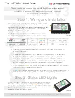 Preview for 1 page of USFleetTRacking USFT NT-V3 Install Manual