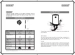 Preview for 4 page of usha Aqua Genie 35L Instruction Manual And Warranty Card