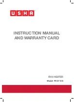 Preview for 1 page of usha FH 3114 S Instruction Manual