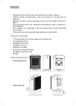 Предварительный просмотр 4 страницы usha FH 3212 PTC Instruction Manual