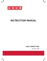 Preview for 1 page of usha FH 423 Instruction Manual