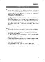 Preview for 3 page of usha MG 2573 Instruction Manual