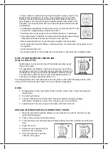 Preview for 6 page of usha MG 3563 Instruction Manual