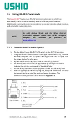 Предварительный просмотр 18 страницы Ushio SugarCube 38000-M03-002 Operating And Owners Manual