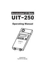 Ushio UIT-250 Operating Manual preview