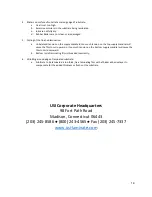 Предварительный просмотр 14 страницы usi ARL 4000 Owner'S Manual