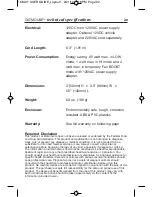 Preview for 22 page of usi CatMouse CM-X1 User Manual & Instruction Booklet