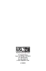 Preview for 20 page of Usl ECI-60 Instruction Manual