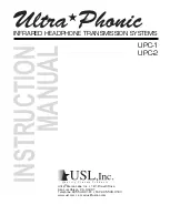 Preview for 2 page of Usl Ultra-Phonic UPC-1 Instruction Manual