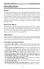 Preview for 6 page of Usl XTD-33 Instruction Manual