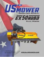 Предварительный просмотр 1 страницы USMOWER EX50HDBD Operator'S Manual