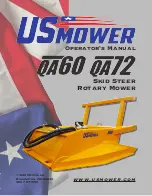 USMOWER QA60 Operator'S Manual preview