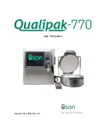 Uson Qualipak-770 Manual preview