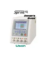 Uson sprint iq Owner'S Manual preview