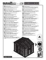 USP DURAMAX 10.5 Ft x 13 Ft WoodBridge Plus Owner'S Manual/ Instructions For Assembly preview