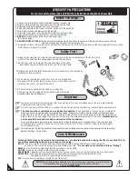 Preview for 4 page of USP DuraMax 10 Ft x 8 Ft WoodBridge Owner'S Manual