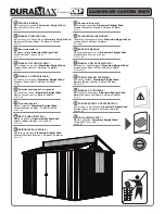 USP DURAMAX Aluminium Skylight Shed Owner'S Manual/ Instructions For Assembly предпросмотр