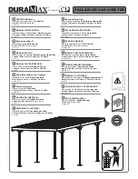 USP DURAMAX PALLADIUM CAR SHELTER Owner'S Manual preview