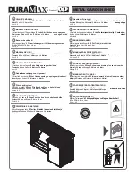 Предварительный просмотр 1 страницы USP DURAMAX Wood Store and Store Combo Set 8 Ft Owner'S Manual/ Instructions For Assembly