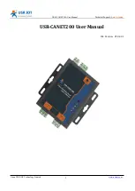 Предварительный просмотр 1 страницы USR IOT USR-CANET200 User Manual