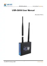 USR IOT USR-G806-AU User Manual preview