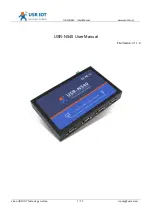 Preview for 1 page of USR IOT USR-N540 User Manual