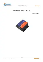 USR IOT USR-TCP232-302 User Manual предпросмотр