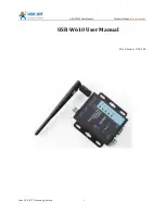 USR IOT USR-W610 User Manual предпросмотр