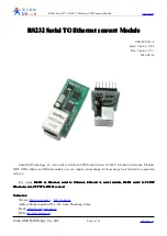 Предварительный просмотр 1 страницы Usr USR-TCP232-T Manual