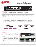 Preview for 1 page of Usr USR4504 Installation Manual