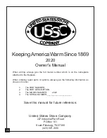 Предварительный просмотр 28 страницы USSC 2020L Owner'S Operating And Installation Manual