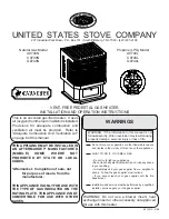 USSC Cavalier A9740L Installation And Operation Instructions Manual preview