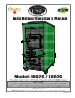 USSC Clayton 1602G Installation & Operator'S Manual preview