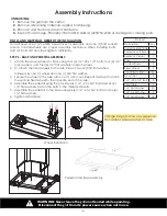 Предварительный просмотр 6 страницы USSC Cumberland USG730 Assembly And Operating Instructions Manual