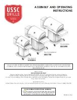 USSC Cumberland Assembly And Operating Instructions Manual preview