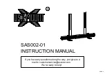 Preview for 1 page of USX-MOUNT SAS002-01 Instruction Manual