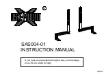 Preview for 1 page of USX-MOUNT SAS004-01 Instruction Manual