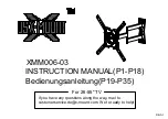 USX-MOUNT XMM006-03 Instruction Manual preview