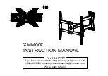 USX-MOUNT XMM007 Instruction Manual preview