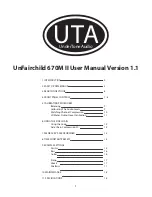 Preview for 1 page of UTA UnFairchild 670M II User Manual