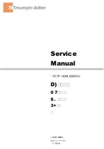 Preview for 2 page of Utax AK 740 Service Manual