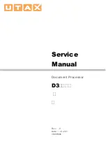 Utax DP 770 Service Manual preview