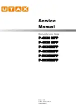 Utax P-4030 MFP Service Manual preview