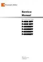 Предварительный просмотр 2 страницы Utax P-4030 MFP Service Manual