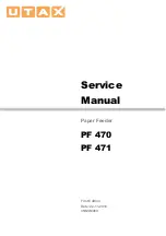 Preview for 1 page of Utax PF 470 Service Manual