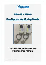 UTC Fire and Security Chubb FSM-ES Installation, Operation And Maintenance Manual preview