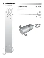 Предварительный просмотр 1 страницы UTC Fire and Security DET-TRONICS 95-8522 Instructions Manual