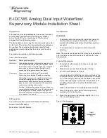 UTC Fire and Security Edwards Signaling E-IDCWS Installation Sheet preview